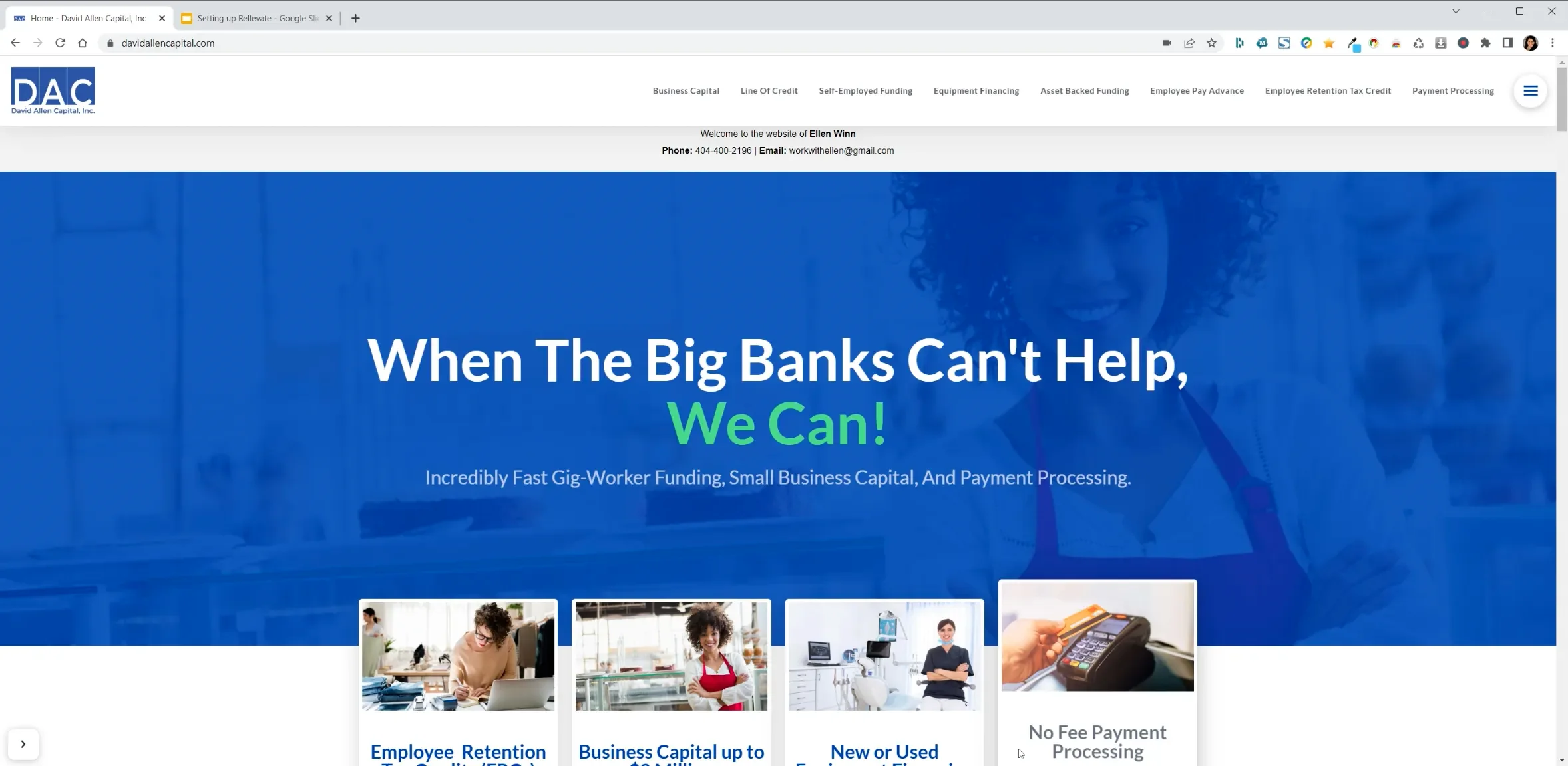 Setting Up Your DAC Pay Account With Rellevate on Vimeo