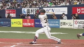【6回裏】開幕1軍へアピール‼ バファローズ・ドラ4ルーキー・杉澤龍 ショートの頭上を超えるタイムリーヒット!!  2023年3月22日 オリックス・バファローズ 対 中日ドラゴンズ