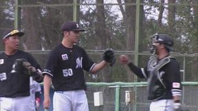 【ファーム】マリーンズ・小沼健太 3者凡退のピッチングで試合を締めくくる!!  2023年3月22日 埼玉西武ライオンズ 対 千葉ロッテマリーンズ