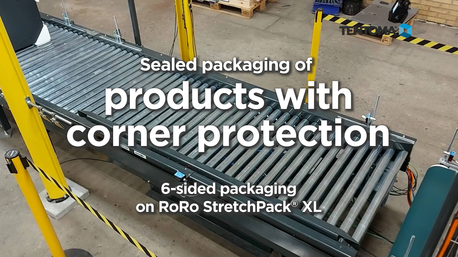 6-sided packaging of products with corner protection on Vimeo