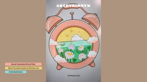 Procreate Kawaii Dreamland Brushes, a Brush Add-On by Artbykimmyw (Thumbnail 9 of 11)