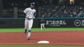 【3回裏】本日チーム3本目!! ファイターズ・万波中正 バックスクリーンへのソロホームラン!! 2023年3月22日 北海道日本ハムファイターズ 対 福岡ソフトバンクホークス