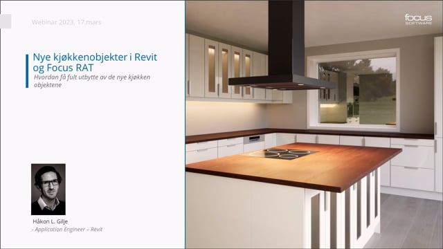 Nye kjøkkenobjekter i Revit og Focus RAT
