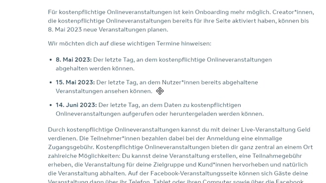 Was sich bei FB Events nun ändert