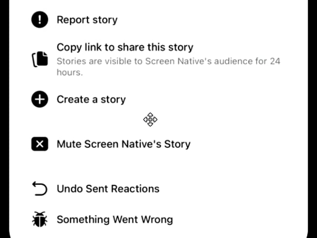 Neue Story Funktion für Reaktionen
