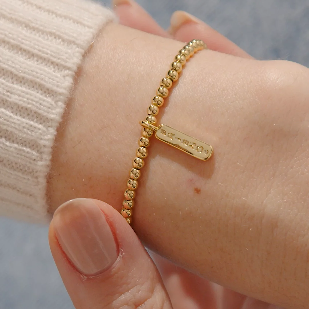 Gold A Little Bracelet Friendship Joma Jewellery - Main Image