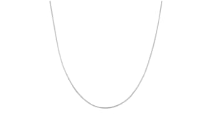 Italian 1mm Sterling Silver Squared Snake-Chain Necklace