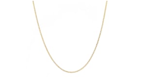 1mm 14kt Yellow Gold Adjustable Wheat-Chain Necklace