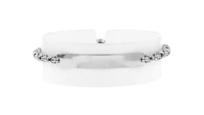 Sterling Silver Personalized ID Byzantine Bolo Bracelet