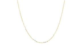 0.8mm 14kt Yellow Gold Cable-Chain Necklace