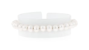 6.5-9mm Cultured Pearl Bolo Bracelet in Sterling Silver