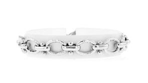 Italian Sterling Silver Link Bracelet
