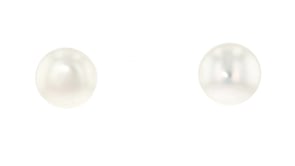 14-15mm Cultured Pearl Stud Earrings in 14kt Yellow Gold