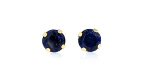 1.60 ct. t.w. Sapphire Martini Stud Earrings in 14kt Yellow Gold