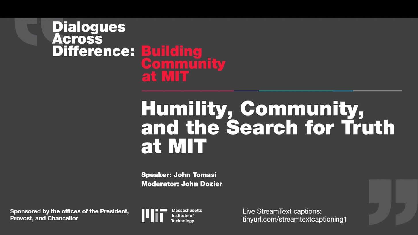 Dialogues Across Difference: Building Community At MIT on Vimeo