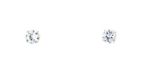 6.00 ct. t.w. CZ Jewelry Set Three Pairs of Stud Earrings in 18kt Gold Over Sterling