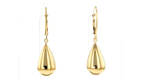 18kt Yellow Gold Teardrop Earrings
