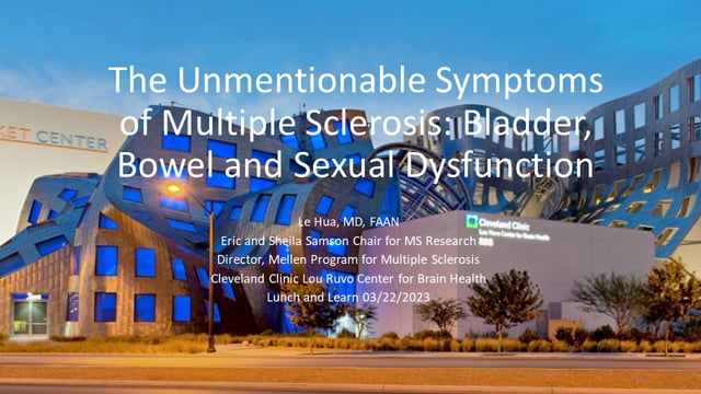 Let’s Talk About the Unmentionable Symptoms of MS