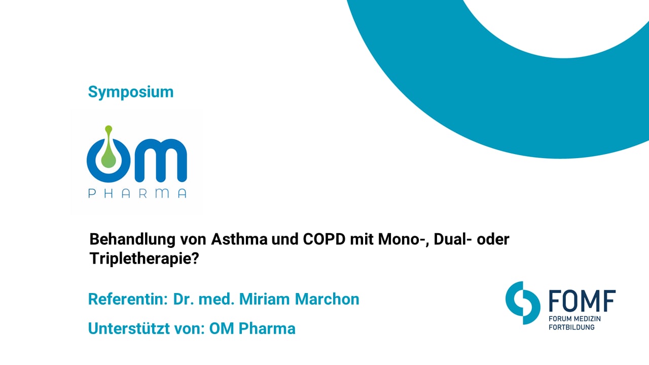 Behandlung von Asthma und COPD mit Mono-, Dual- oder Tripletherapie?