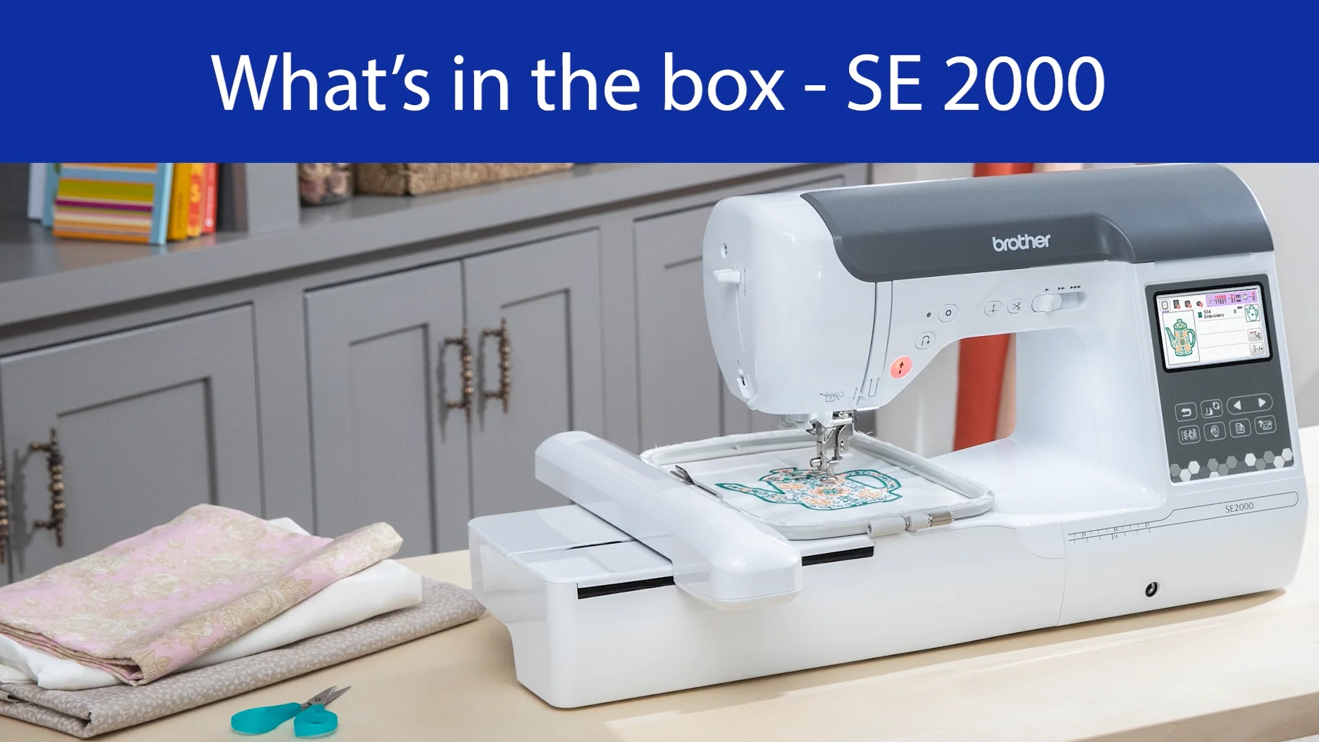 Brother SE2000 Embroidery Machine Unboxing on Vimeo