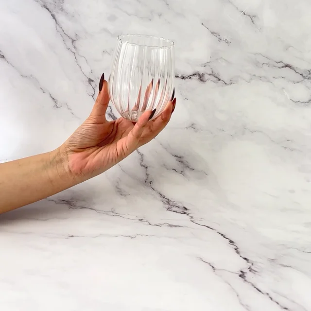 Livenza Stemless Wine Glasses / Set of 6 Assorted + sett – One