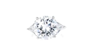7.50 ct. t.w. CZ Ring in Sterling Silver