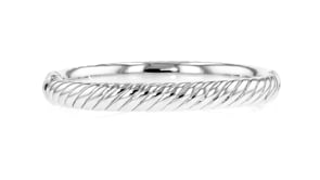 Sterling Silver Spiraled Oval Bangle Bracelet