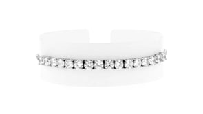 4.00 ct. t.w. CZ Bolo Bracelet in Sterling Silver