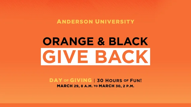 Orange and Black Gives Back Week of Service