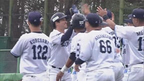 【ファーム】ライオンズ・ブランドン  雨を切り裂くレフトへの2点タイムリーで逆転サヨナラ勝利!!   2023年3月24日 埼玉西武ライオンズ 対 横浜DeNAベイスターズ