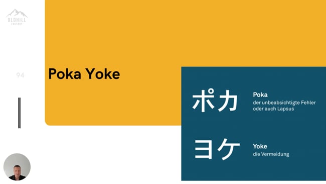 Poka Yoka und Umgang mit Fehlern