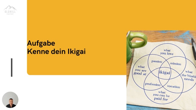 Aufgabe Workbook: Ikigai und Selbstorganisation
