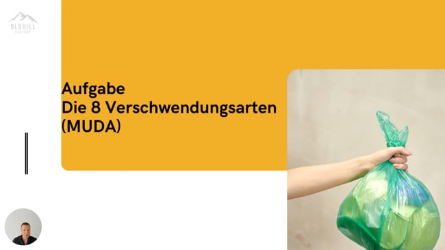 Aufgabe Workbook: 8 Verschwendungsarten im Unternehmen