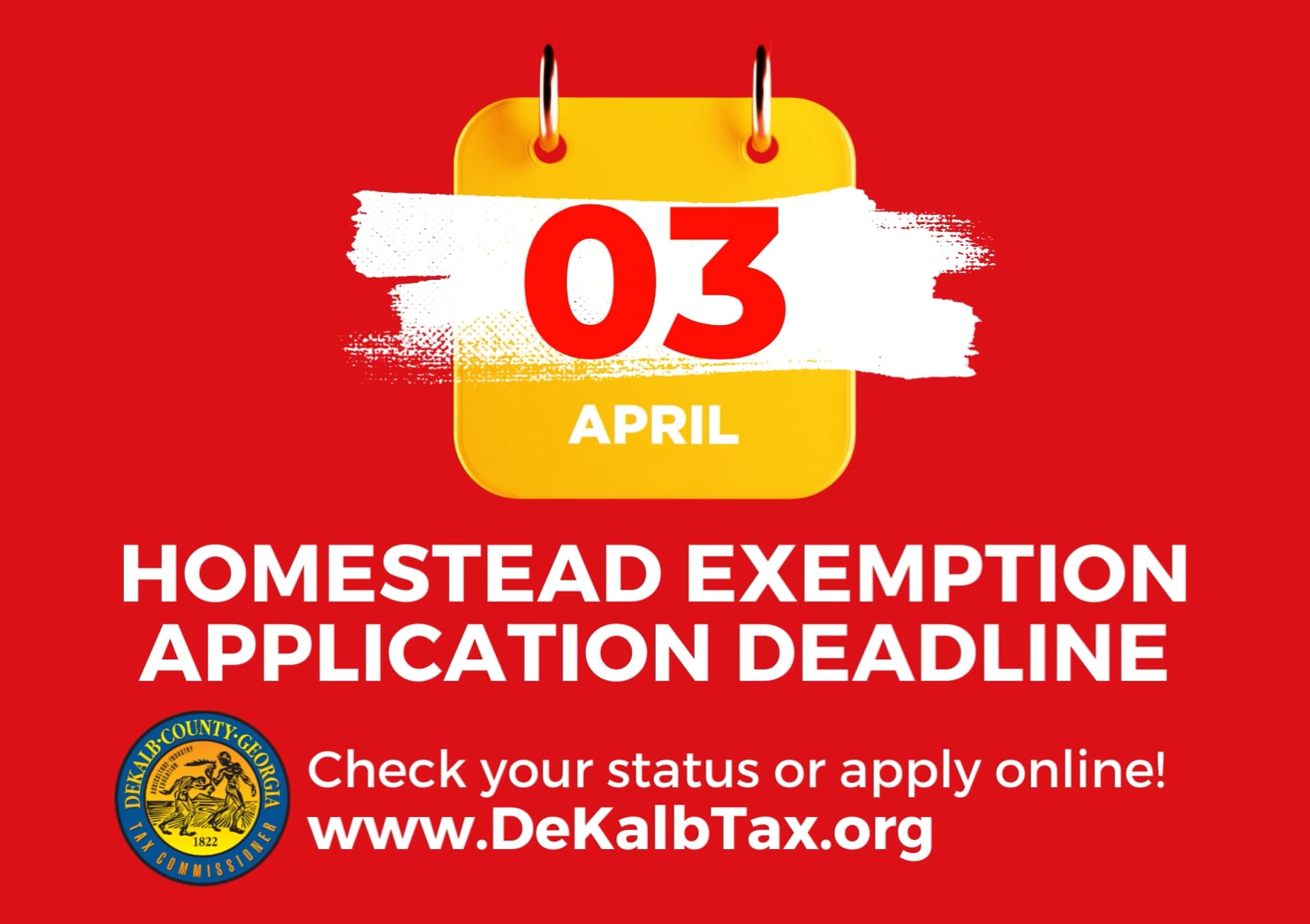 2023 Homestead Exemption Deadline on Vimeo