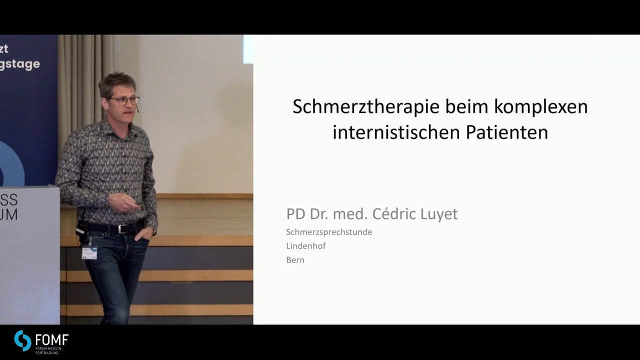 Schmerztherapie beim geriatrischen Patient