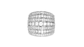 2.00 ct. t.w. Diamond Multi-Row Ring in Sterling Silver