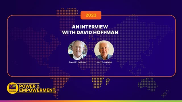 An Interview with David E. Hoffman