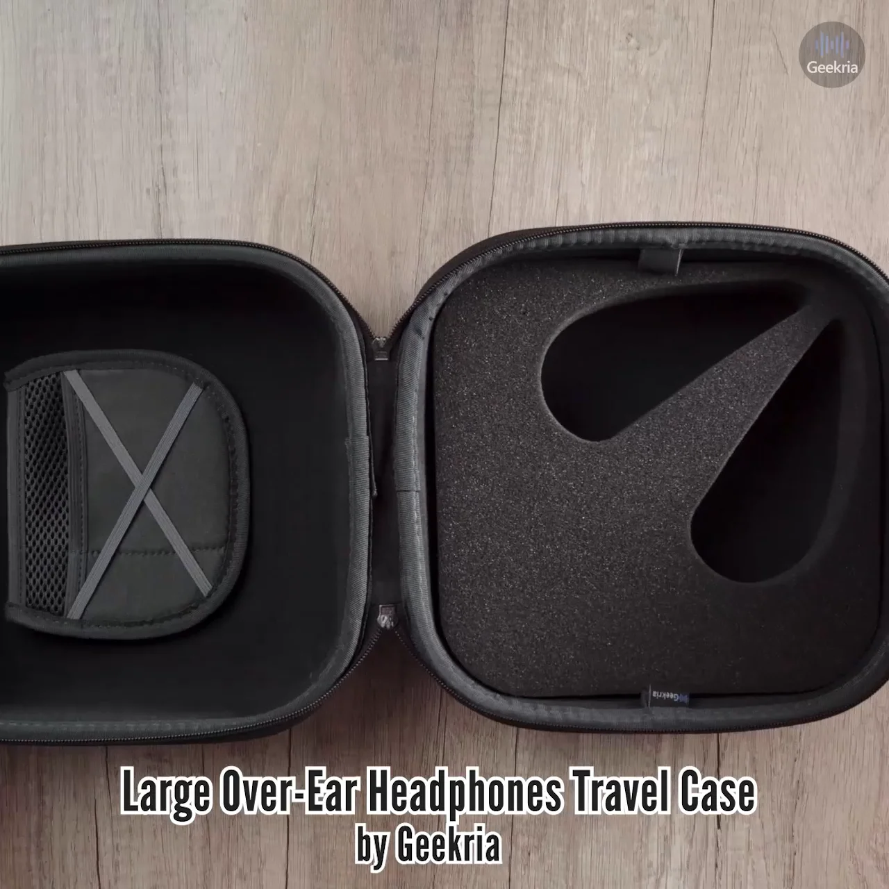 Geekria Shield ケース 交換用 ヘッドホンケース 互換性 ハードケース