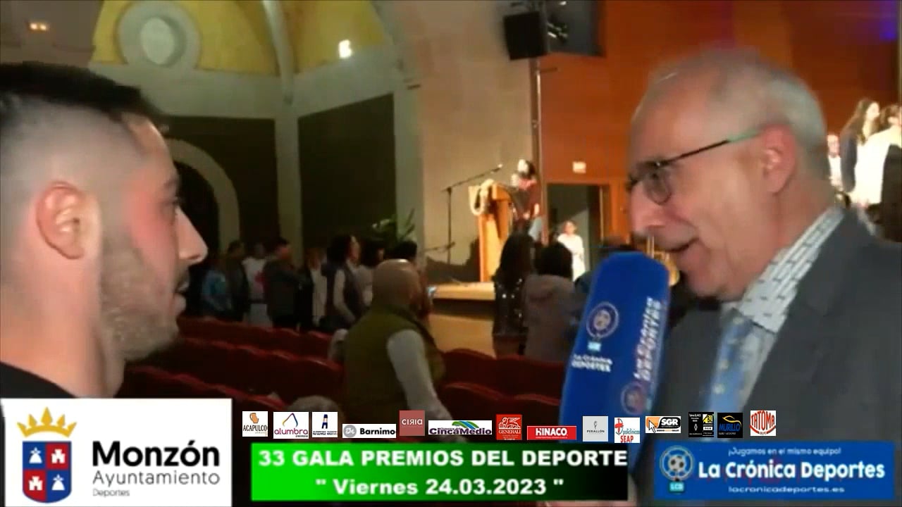 JON PARDO PARDOS (MEJOR DEPORTISTA MASCULINO) XXXIII PREMIOS DEL DEPORTE MONZÓN 2023