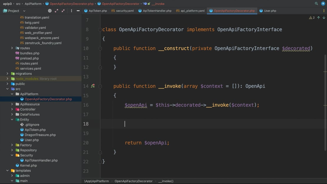 Customizing the OpenAPI Docs > API Platform 3 Part 2: Security for your ...
