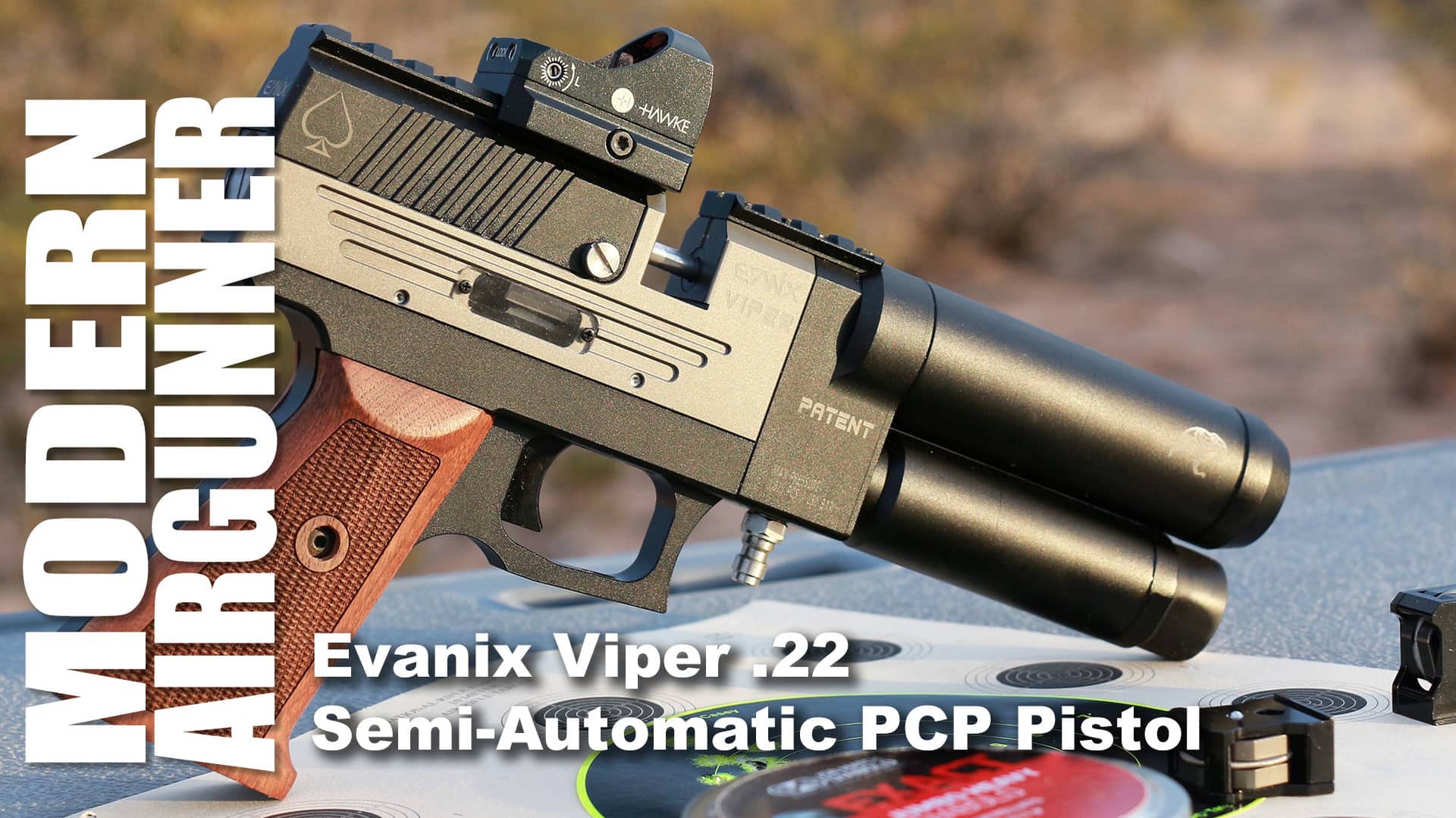 Evanix Viper .22 Semi-Auto PCP Pistol - Hunting power in the palm of ...