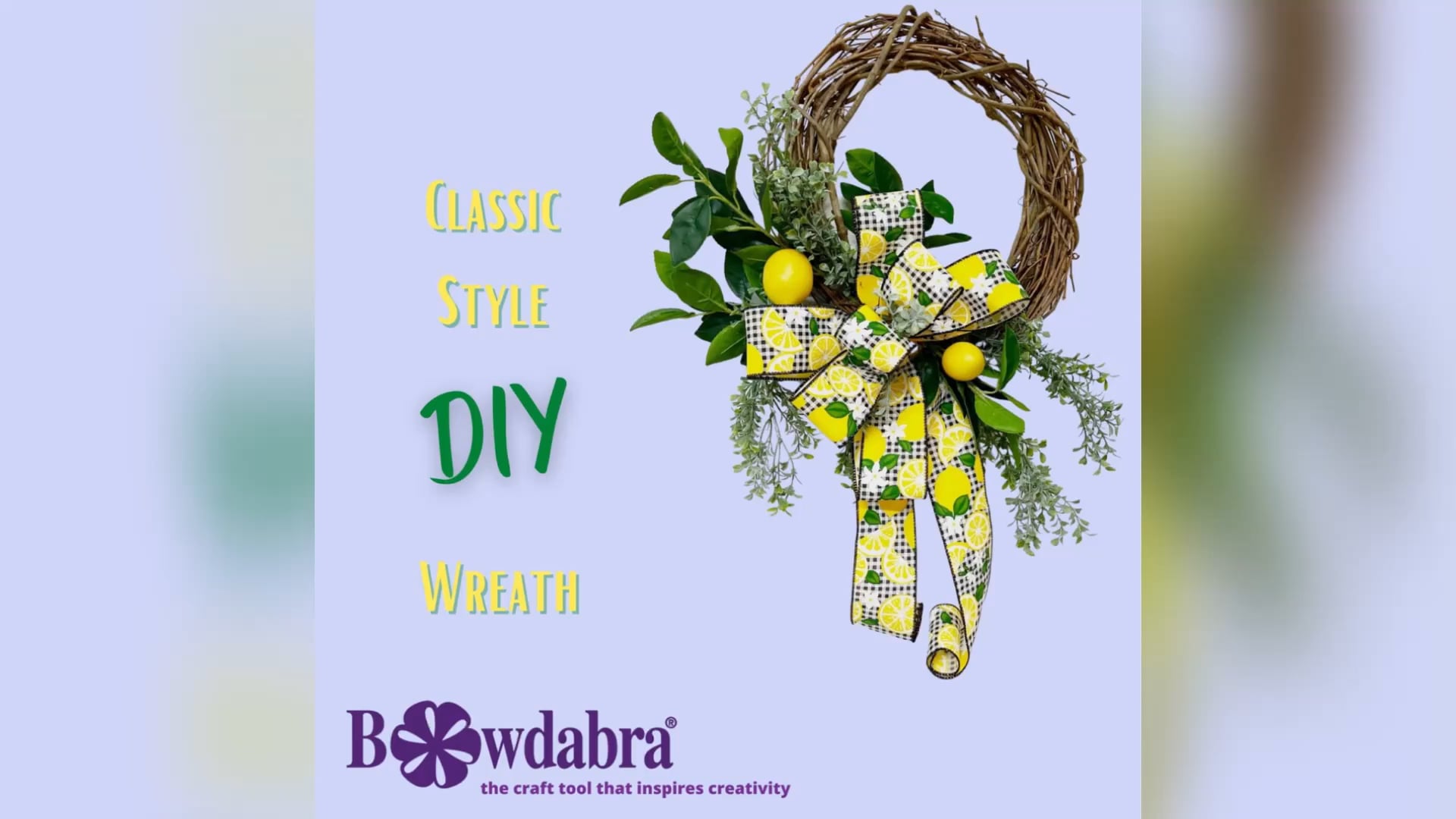 DIY Lemon Bow Wreath by Nick of Nick’s Seasonal Decor on Vimeo