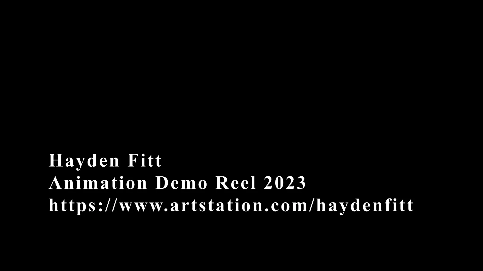 Animation Demo Reel 2023 on Vimeo