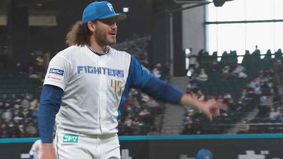 【5回表】ファイターズ・ポンセ 5回無失点の好投をみせる!!  2023年3月26日 北海道日本ハムファイターズ 対 東京ヤクルトスワローズ