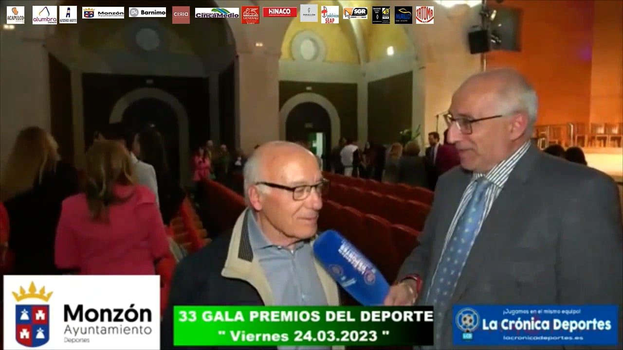 SERVATO BUIL PARDINA PREMIO AL RECONOCIMIENTO DEPORTIVO EN LOS XXXIII PREMIOS DEL DEPORTE DE MONZÓN