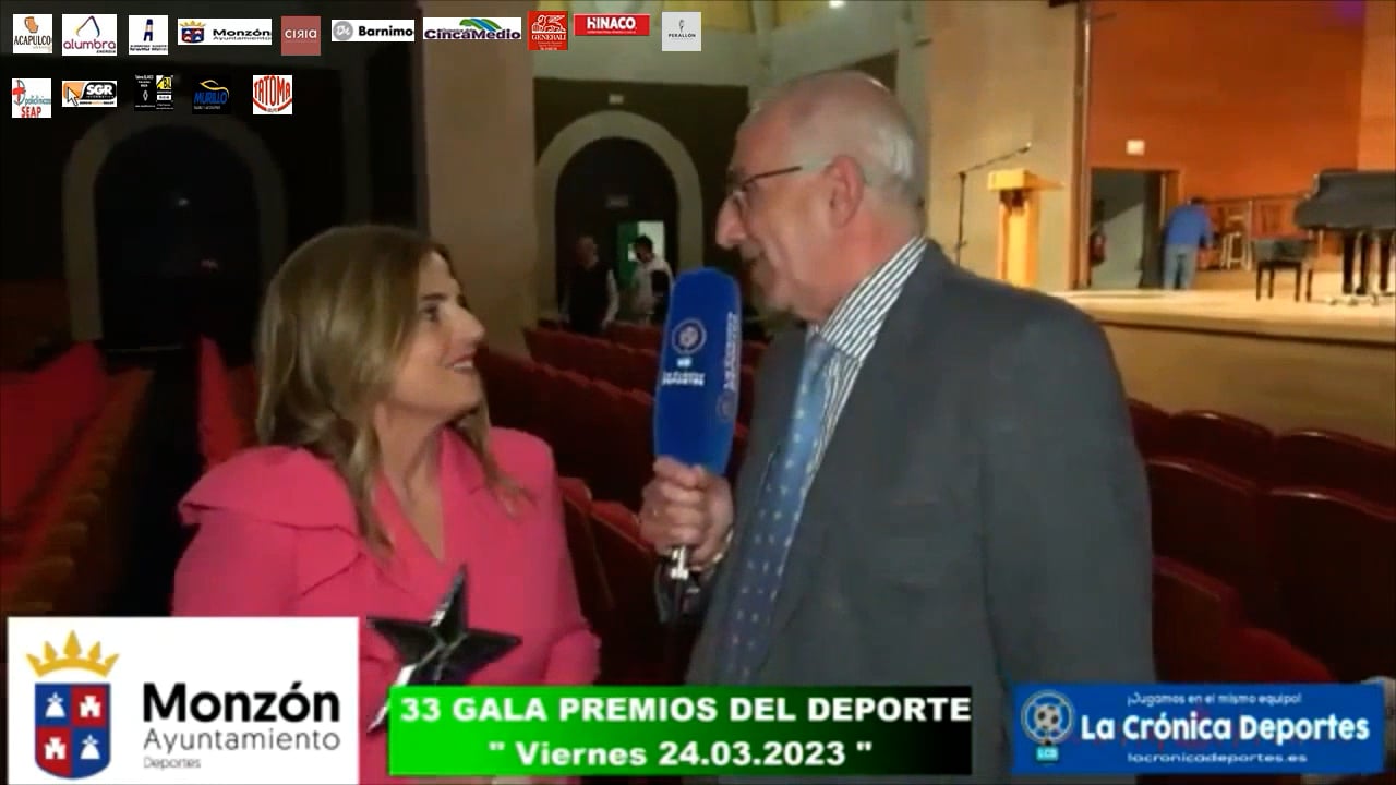 Mª CARMEN CABALLERO MONTES PREMIO AL MÉRITO DEPORTIVO EN LOS XXXIII PREMIOS AL DEPORTE DE MONZÓN 2023