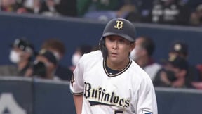 【5回裏】貴重な追加点!! バファローズ・西野真弘 センターへのタイムリーヒットを放つ!!  2023年3月26日 オリックス・バファローズ 対 阪神タイガース