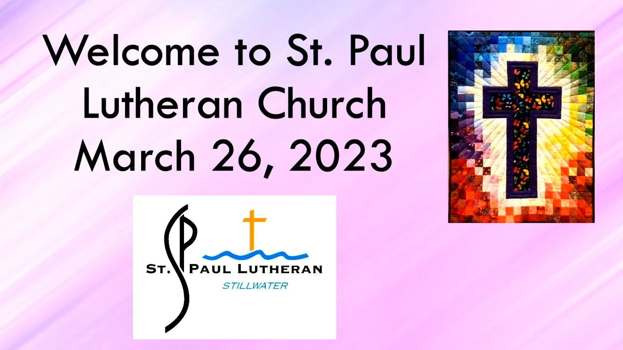 St. Paul Lutheran Church Sunday Service on Vimeo
