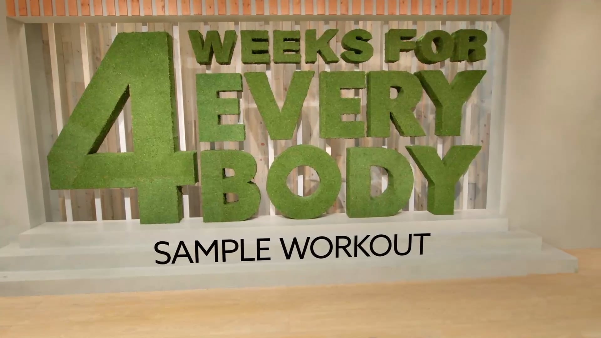 4 Weeks For Every Body Sample Workout On Vimeo