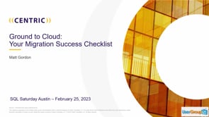 Ground to Cloud: Your Migration Success Checklist